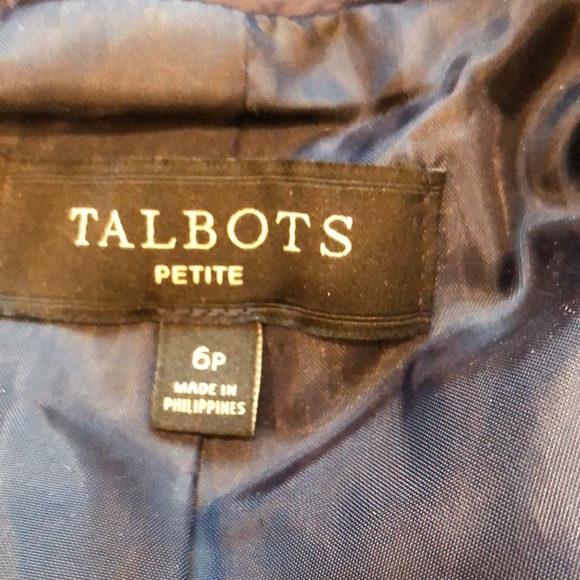 Talbots Aberdeen wool navy blazer - Picture 2 of 7